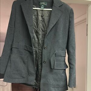 Lauren Ralph Lauren Charcoal Blazer